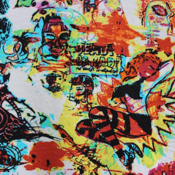 RARE Vintage Jean Paul Gaultier- Basquiat Print!! - Picture 2 of 4